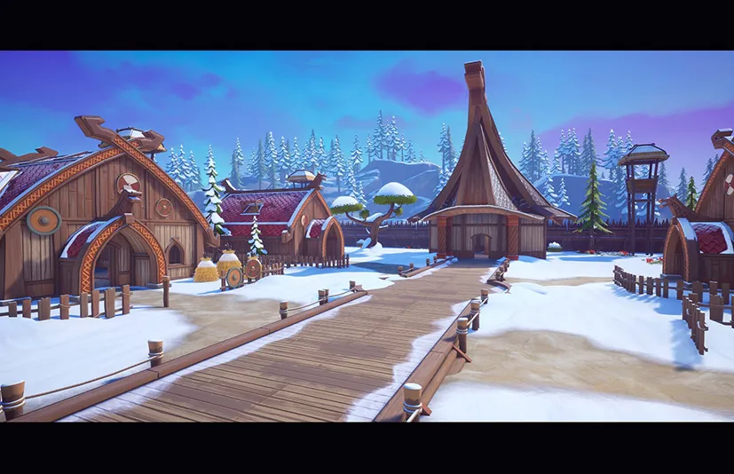 风格化的维京村 - Stylized Viking Village