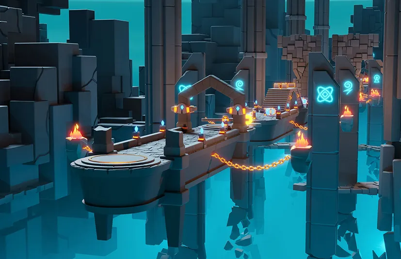 平台游戏/地下世界 - Platformer 8 Underworld - Low Poly Asset Pack by ithappy