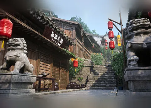 模块化的中国山城 - Modular Chinese mountain town