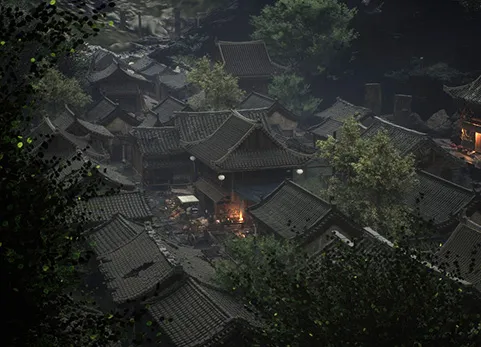 古风亚洲村庄 - ASIAN - Village