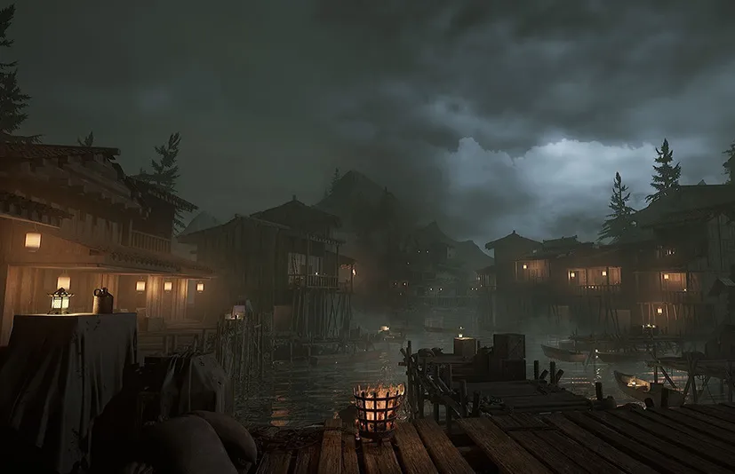 亚洲渔村环境 - Asian Fishing Village Environment