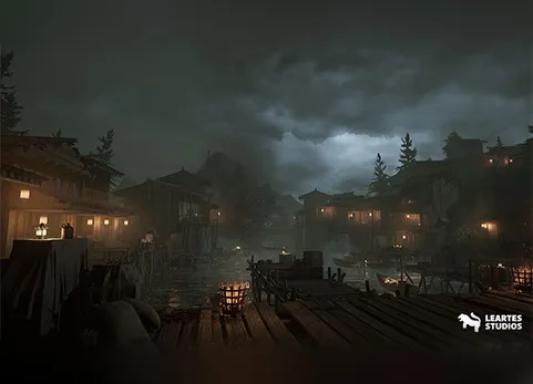 亚洲渔村环境 - Asian Fishing Village Environment