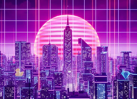 霓虹城市 - Neon City - Synthwave