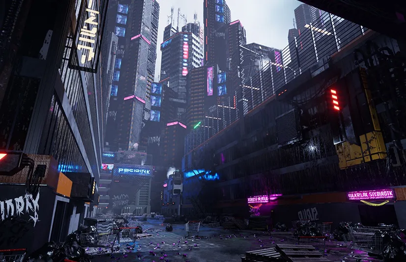 赛博朋克郊区 - Cyberpunk Outskirts