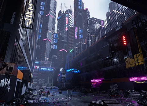 赛博朋克郊区 - Cyberpunk Outskirts