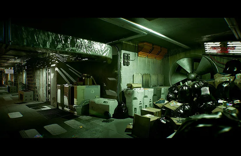 赛博朋克公寓大楼 - Cyberpunk Apartment Block
