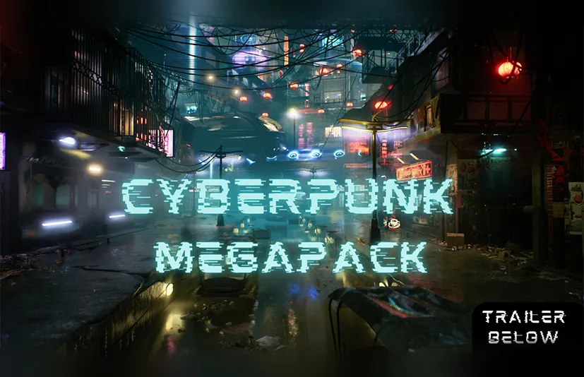 赛博朋克城市 - Cyberpunk City (Cyberpunk, Cyberpunk City, Sci-Fi City)