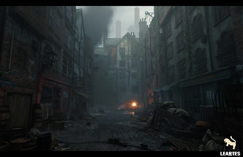 维多利亚时代的腐朽小巷 - Victorian Decayed Alley Environment