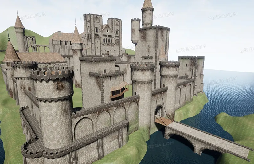 大城堡和教堂包 - Big Castle and Cathedral Pack