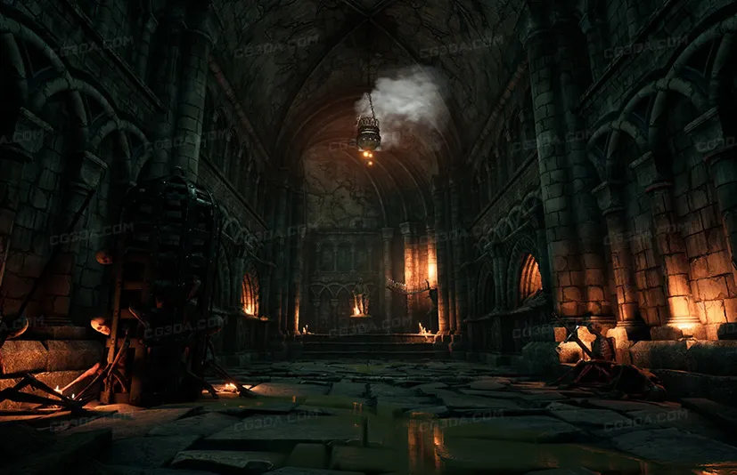 模块化中世纪地牢-Modular Dungeon Kit - Medieval Dungeon