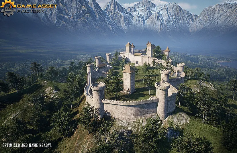 中世纪城堡 - Medieval Castle Modular Vol 1