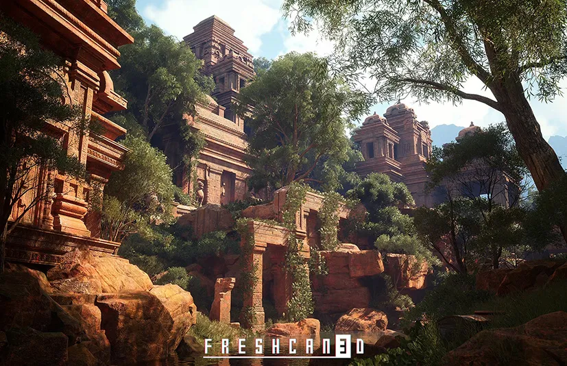 古寺环境 - Ancient Temple Environment
