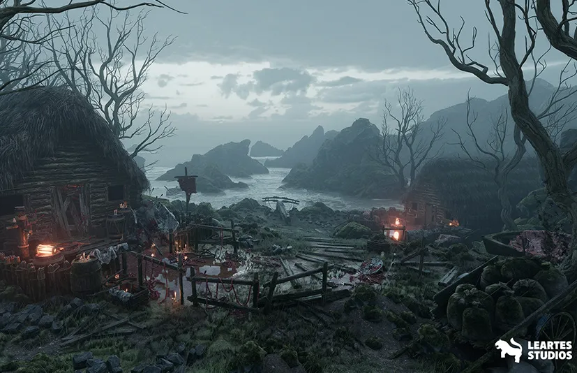 灾后中世纪村庄环境+终极关卡艺术工具 - The Aftermath Environment (Medieval, Village) + ULAT