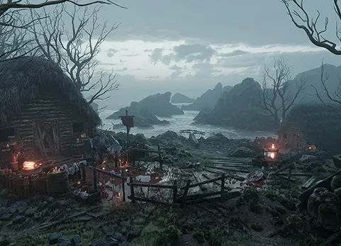 灾后中世纪村庄环境+终极关卡艺术工具 - The Aftermath Environment (Medieval, Village) + ULAT