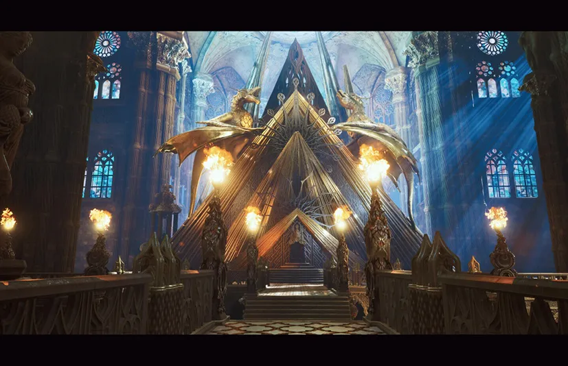 龙神殿 - Dragon Temple (Temple, Cathedral, Temple Interior, Cathedral Interior, Dungeon)