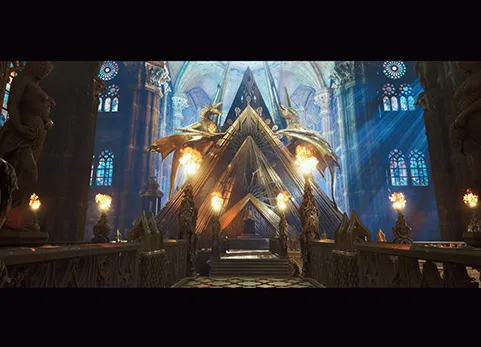 龙神殿 - Dragon Temple (Temple, Cathedral, Temple Interior, Cathedral Interior, Dungeon)