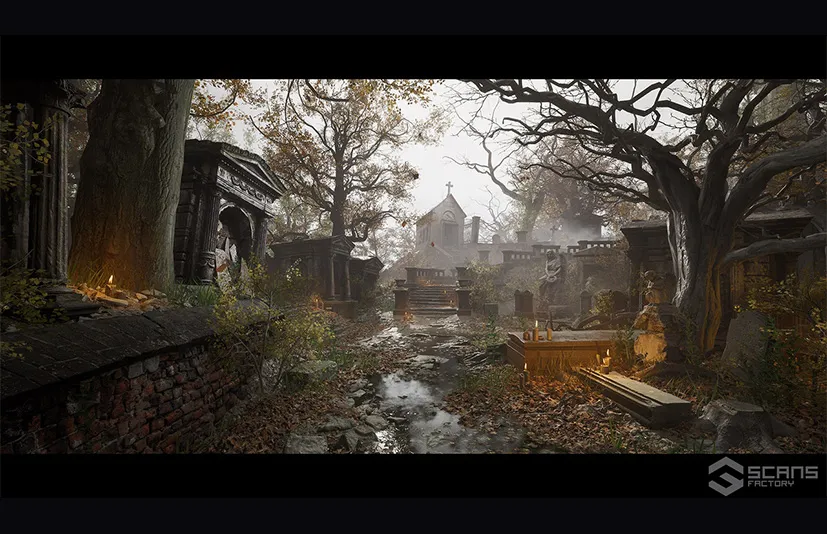 公墓 - 被遗忘的墓地 - [SCANS] Cemetery - Forgotten Churchyard