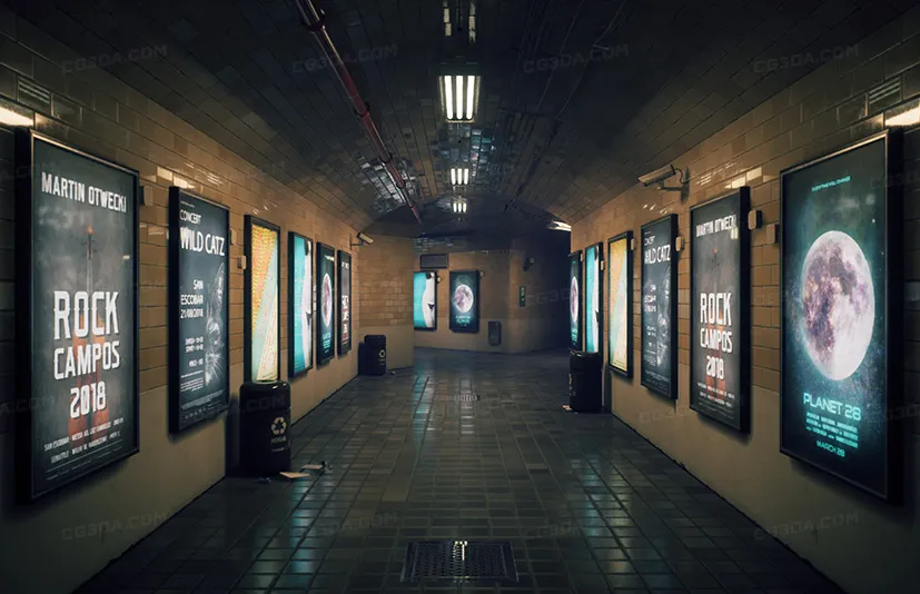 地铁站模块套件 - Metro Station Modular Kit