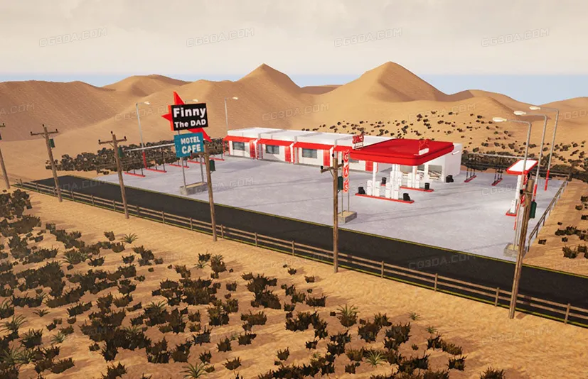 复古加油站 - Retro Gas Station Pack