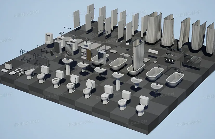 浴室系列 - Bathroom Pack Series 1