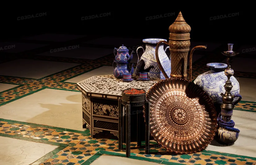 中东阿拉伯宫殿-Arabian Palace - A Middle Eastern Environment
