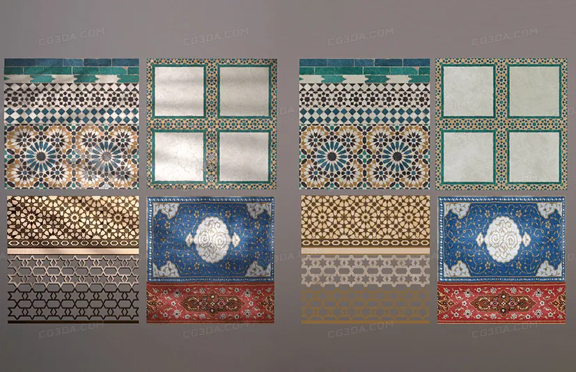 中东阿拉伯宫殿-Arabian Palace - A Middle Eastern Environment