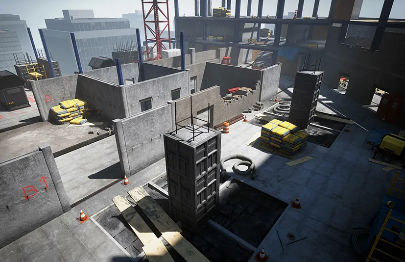 模块化摩天大楼 - Skyscraper Modular FPS Map