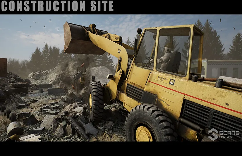 施工现场：装载机 - [SCANS] Construction Site: Loader