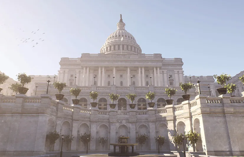 美国国会大厦外部环境 - US Capitol Exterior Environment