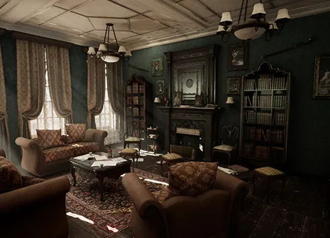 维多利亚式家具-客厅 - Victorian Furniture - Living Room