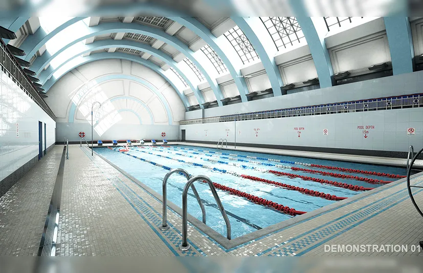 模块化游泳池 - Modular Swimming Pool Megapack