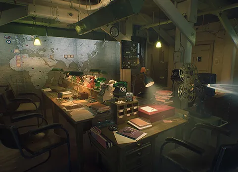 二战房间环境 - World War 2 Room Environment