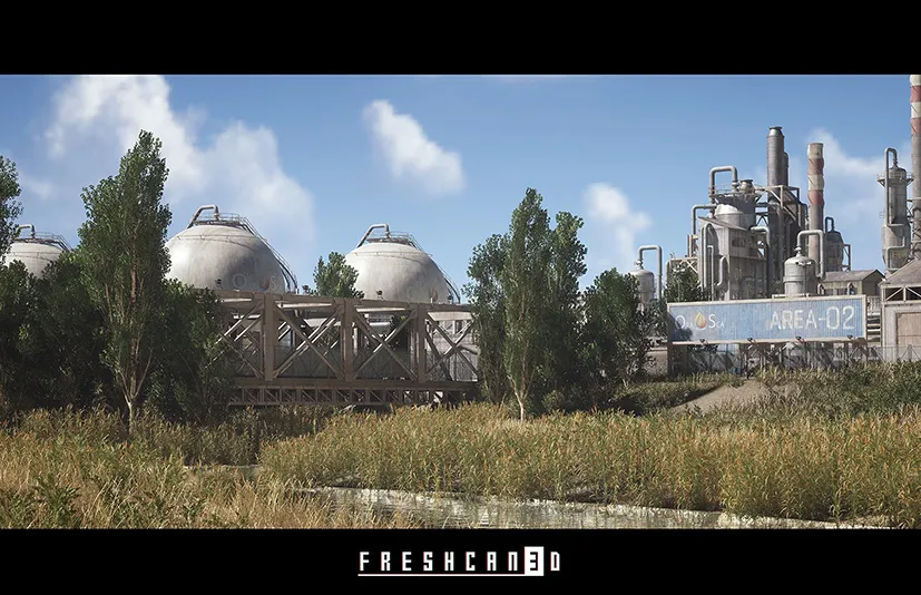 化工厂和炼油厂环境 - Chemical Plant & Refinery Environment (Modular Factory Factory Building Factory)