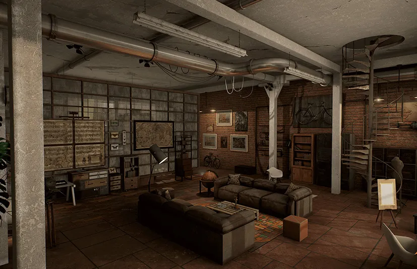 实验室内部 - Laboratory Interior Studio in Loft Style