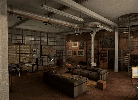 实验室内部 - Laboratory Interior Studio in Loft Style
