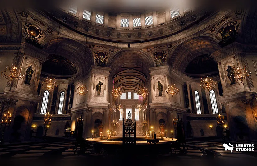 巴洛克式大教堂环境 - Baroque Cathedral Environment