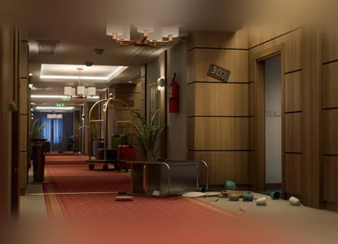 模块化酒店走廊 - Modular Hotel Corridor
