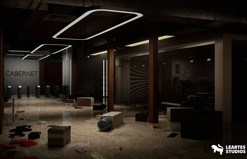办公室走廊环境 - Office Corridor Environment