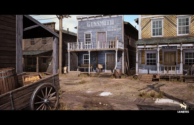 西部城镇/村庄包 - Western Town / Village Pack