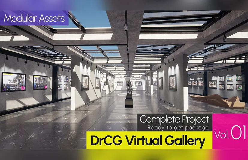 当代艺术虚拟画廊 - DrCG Contemporary Art Virtual Gallery 1.0