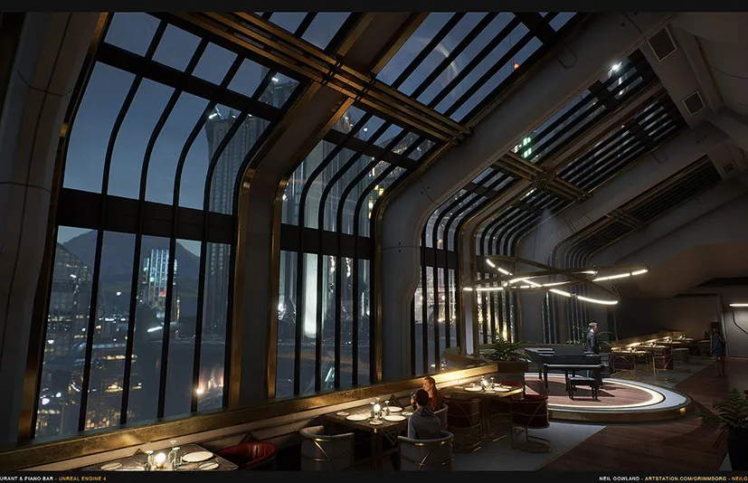 餐厅和钢琴酒吧 - City Skyline Restaurant & Piano Bar