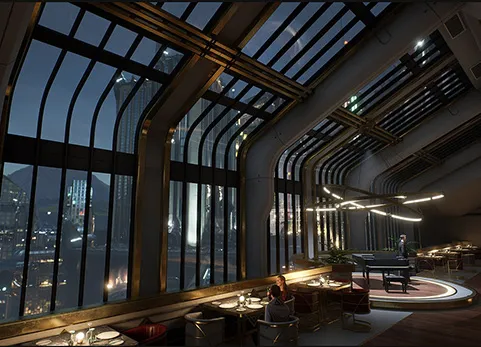 餐厅和钢琴酒吧 - City Skyline Restaurant & Piano Bar