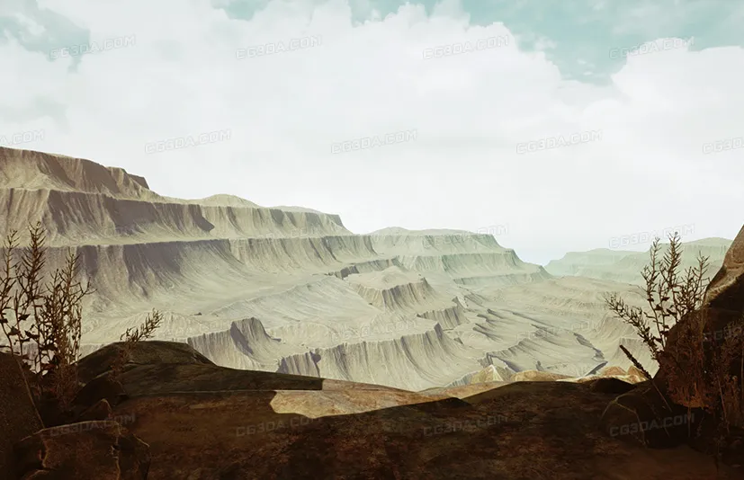 干旱的沙漠-Arid Desert