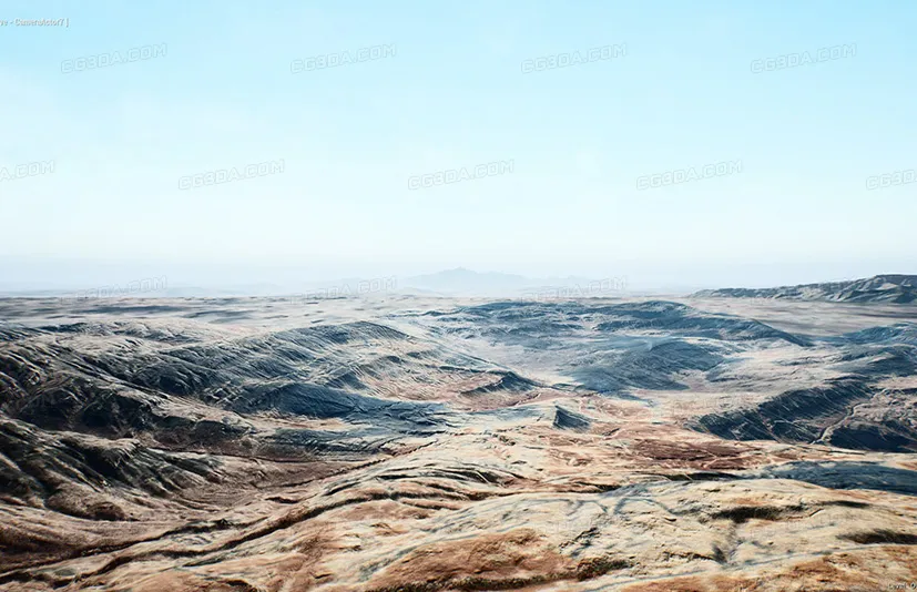 贫瘠的山脉风景 - Barren Landscape
