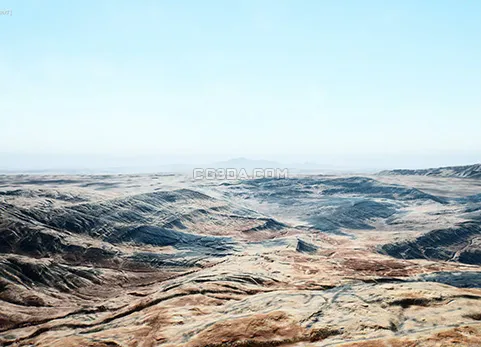 贫瘠的山脉风景 - Barren Landscape