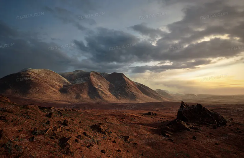 沙漠山脉套装 - Brushify Desert Mountains Pack