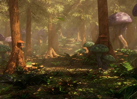 梦幻森林环境 - Fantasy Forest - Forest Environment