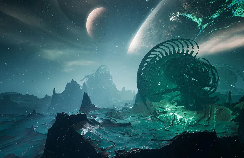 景观：分形外星人 - Elite Landscapes: Fractal Alien