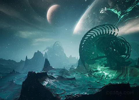 景观：分形外星人 - Elite Landscapes: Fractal Alien