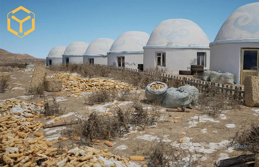 库布其沙漠 - [WANYI Graphics] The Kubuqi Desert - 3D Scans Asset Pack